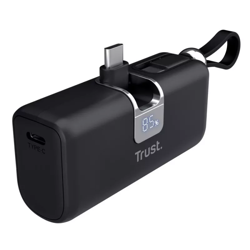 Trust Mobile Pacto power banka 5000 mAh čierna