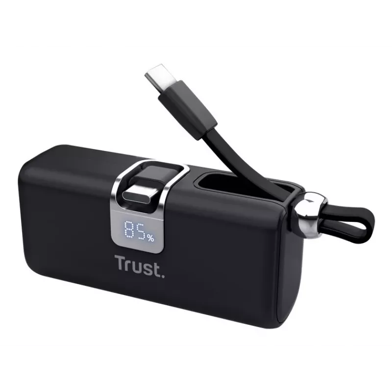 Trust Mobile Pacto power banka 5000 mAh čierna