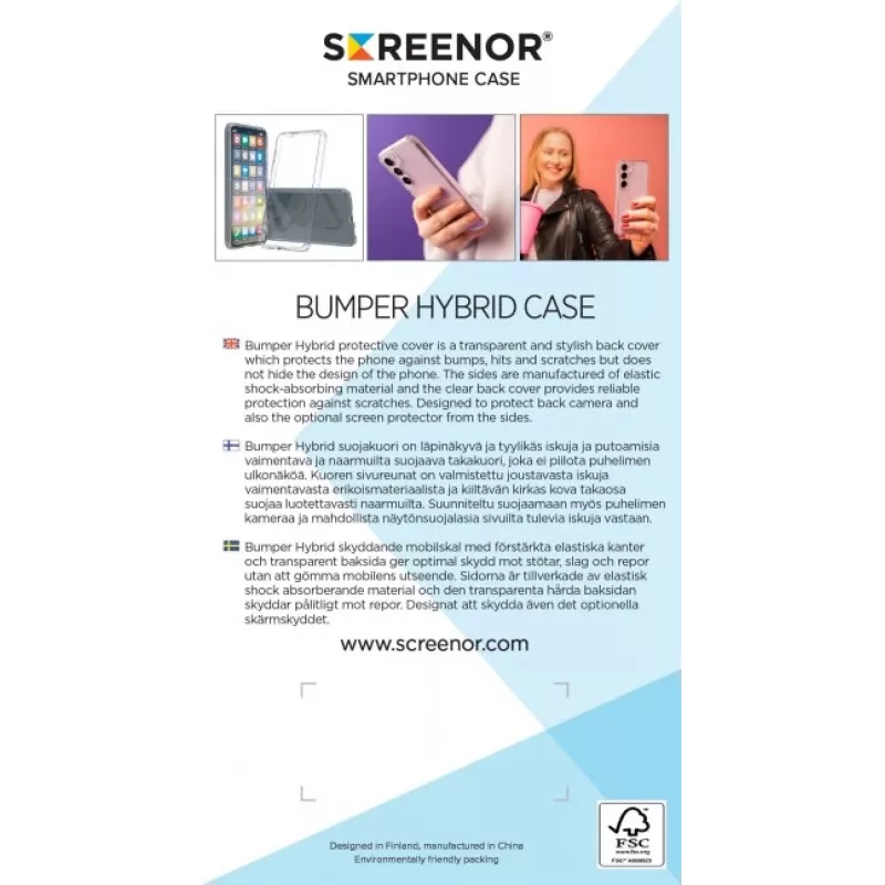 SCREENOR Bumper Case transparentné pre Samsung Galaxy A17 / A17 5G
