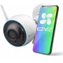 EZVIZ H3 3K 5MP outdoorová bullet IP kamera s nočným videním, Wi-Fi, biela