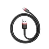 Baseus Cafule USB-A na USB-C kábel 0,5m 3A červený/čierny