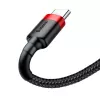 Baseus Cafule USB-A na USB-C kábel 0,5m 3A červený/čierny