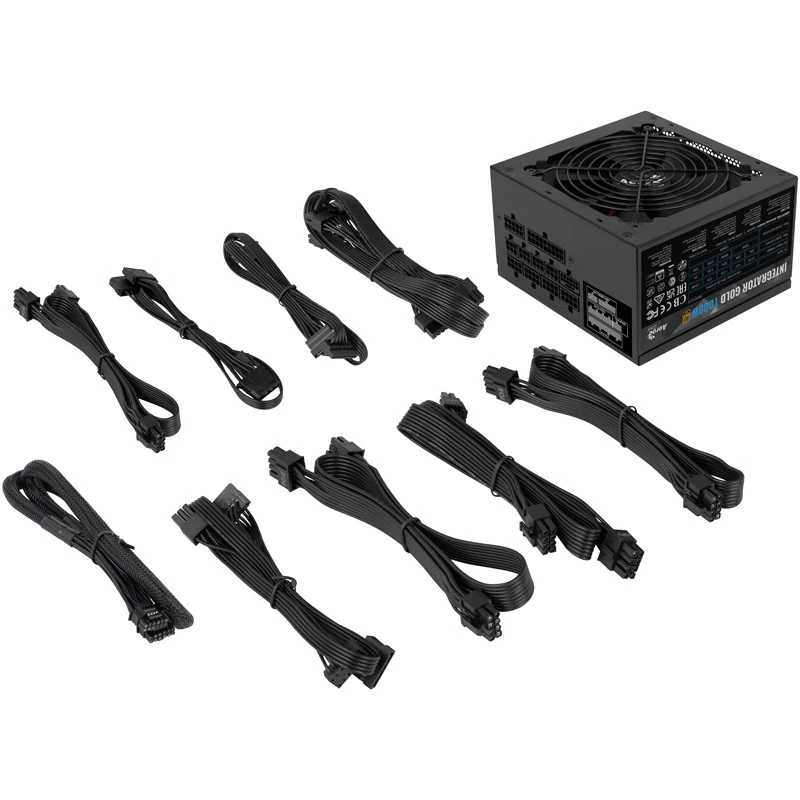 Aerocool Integrator Gold 1000W napájací zdroj ATX čierny