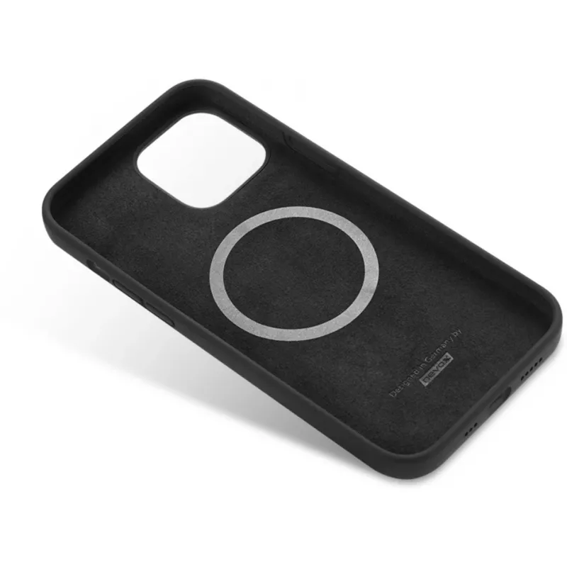 NEVOX StyleShell Shock puzdro pre iPhone 16, čierne, kompatibilné s MagSafe