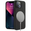 NEVOX StyleShell Shock puzdro pre iPhone 16, čierne, kompatibilné s MagSafe