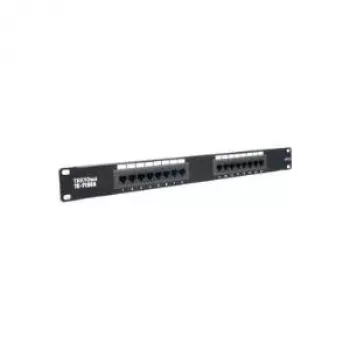 TRENDnet patch panel - CAT 6 - 48 portov - 2U montáž do racku - nezatienený - čierny
