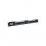 TRENDnet patch panel - CAT 6 - 48 portov - 2U montáž do racku - nezatienený - čierny