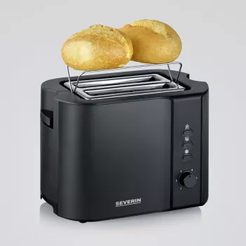 Severin AT 9552 hriankovač 2 plátky čierny 800 W