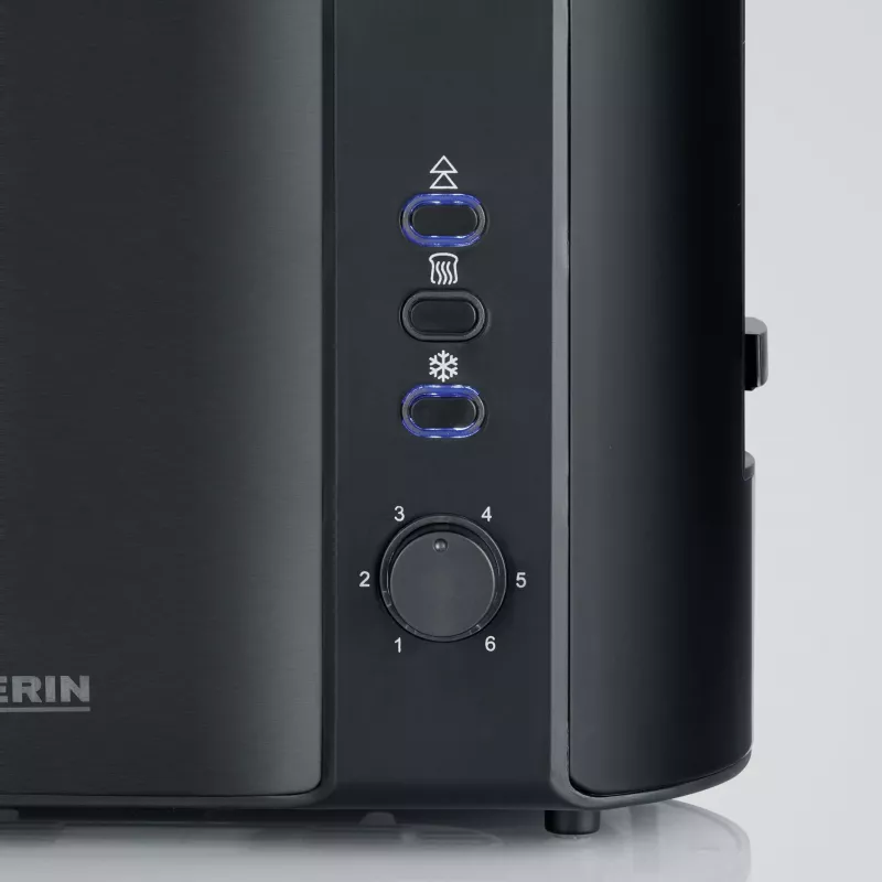 Severin AT 9552 hriankovač 2 plátky čierny 800 W