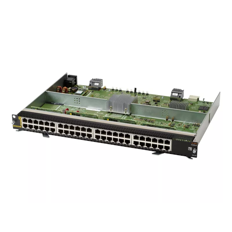 HP ENTERPRISE HPE Aruba Networking 6400 48-portový 1GbE Class 4 PoE v2 modul - switch modul - L3 - 48 x 10/100/1000 (PoE)