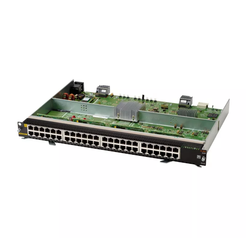 HP ENTERPRISE HPE Aruba Networking 6400 48-portový 1GbE Class 4 PoE v2 modul - switch modul - L3 - 48 x 10/100/1000 (PoE)
