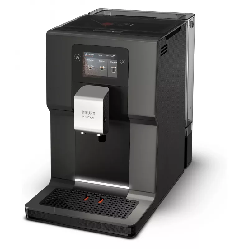 KRUPS Intuition Preference EA872B10 plnoautomatický kávovar s prípravou cappuccina, 15 bar, čierny