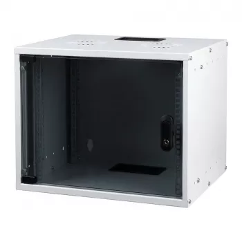 EFB Elektronik BASIC 19-palcová nástenná sieťová skriňa 6U, hĺbka 450mm, Flat Pack, biela (RAL 9010)