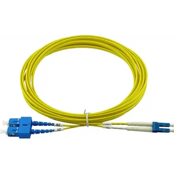 BlueOptics duplex optický patch kábel LC-UPC/SC-UPC Singlemode 15 metrov