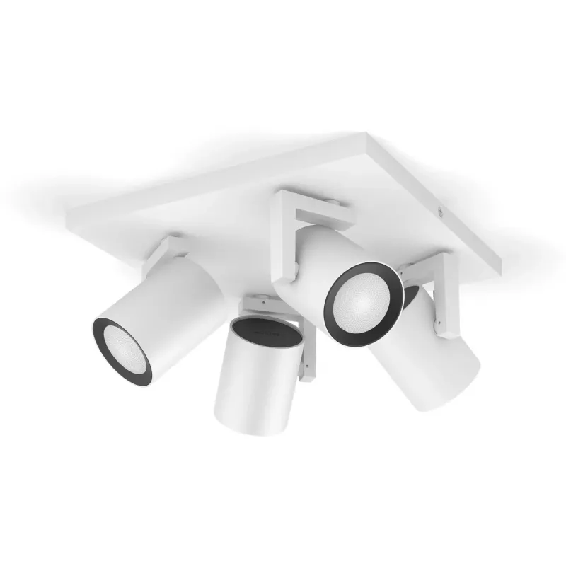 Philips Hue White and Color Ambiance Argenta 4-Spot stropné svietidlo biela 4x4,2W