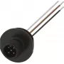 Siemens 3SY3128 Prístrojová zástrčka pre polohové spínače, 5-pólová, skrutkové svorky, IP65, čierna/sivá