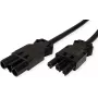 Bachmann špirálový kábel H05VV-F 3G1,5mm² 0,3m čierny ISV
