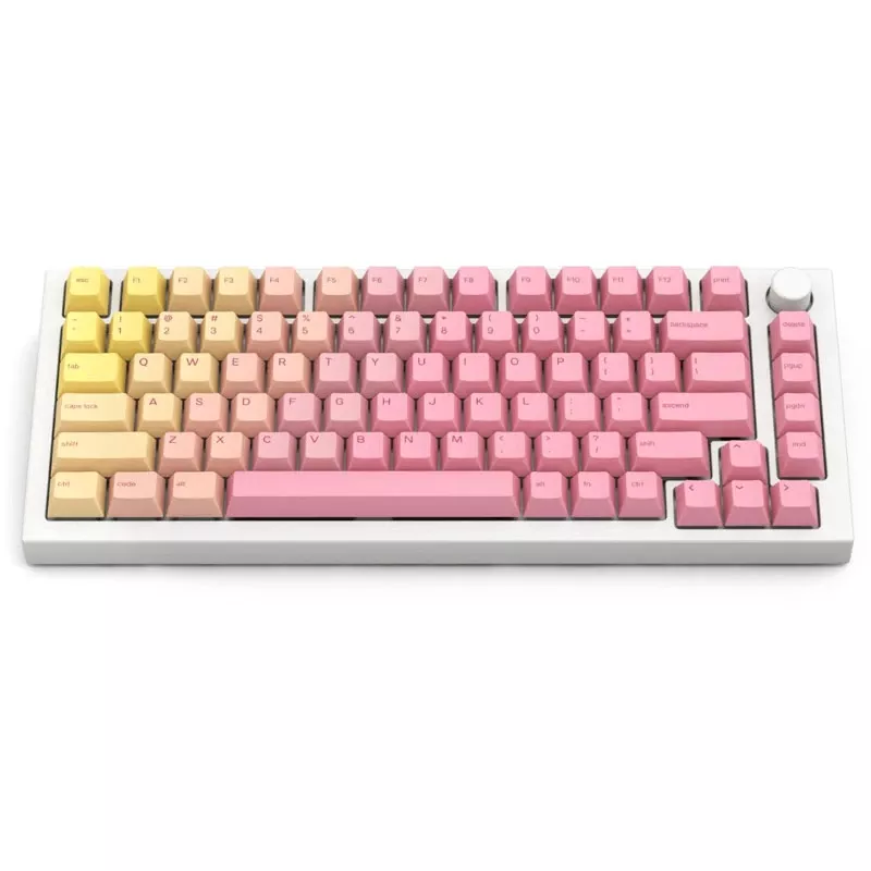 Glorious GPBT keycaps - Pink Grapefruit (114 klávesov, Cherry profil, PBT, Dye-Sublimated)