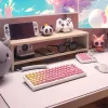 Glorious GPBT keycaps - Pink Grapefruit (114 klávesov, Cherry profil, PBT, Dye-Sublimated)