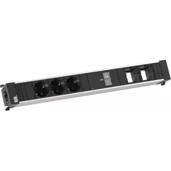 Bachmann Conference XL 3x CEE 7/3 2x CM 1x USB-C/C 100W čierna