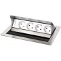 Kindermann CablePort Standard² 4-Fold montážna doska - čierna (250x190mm)