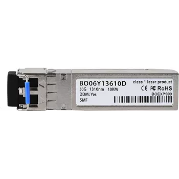 BlueOptics SFP56 transceiver 50GBASE-LR 10KM LC Duplex single-mode vlákno 1310nm DDM