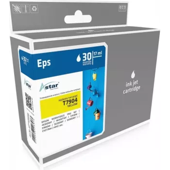 ASTAR kompatibilná atramentová kazeta žltá 17ml 2000 strán pre Epson WorkForce Pro WF-5110 WF-5190 WF-5620 WF-5690
