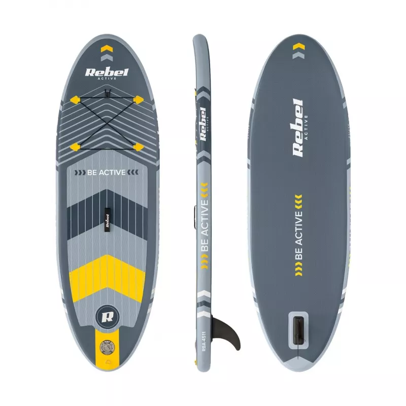 REBEL ACTIVE Small nafukovacie SUP board Gray RBA-4511