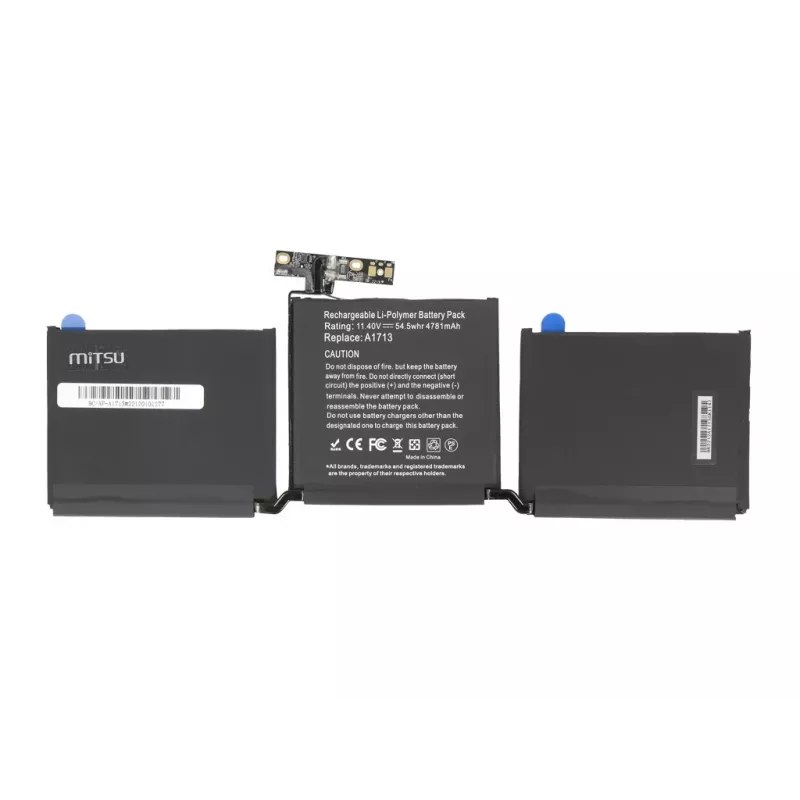 MITSU batéria Apple MacBook Air A1713 PRO13 A1708