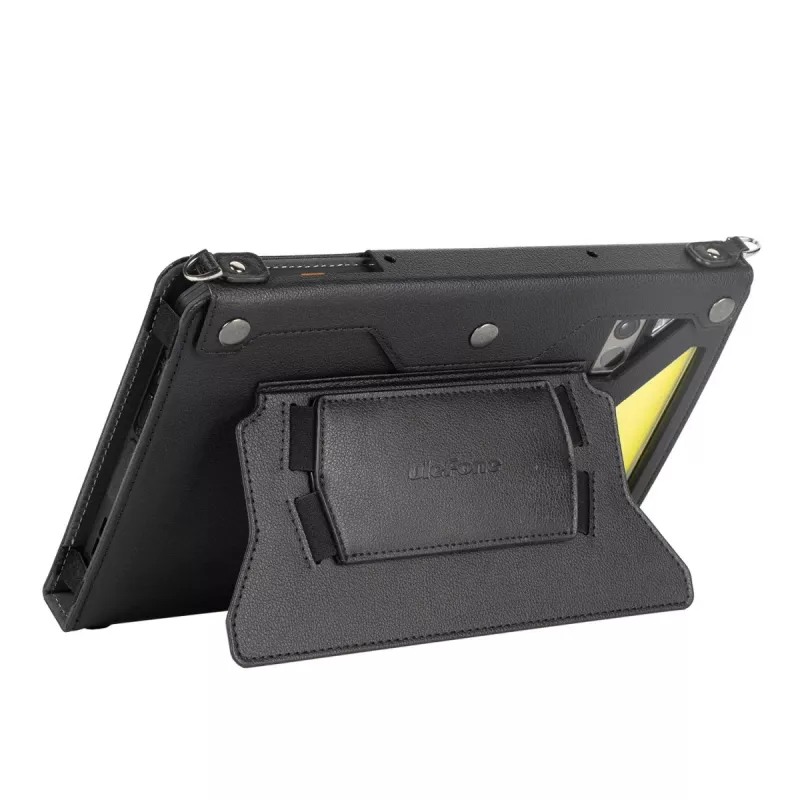 Ulefone Armor Pad 4 Holster Pro odolné puzdro s rukoväťou, ramenným popruhom a stojanom - čierne