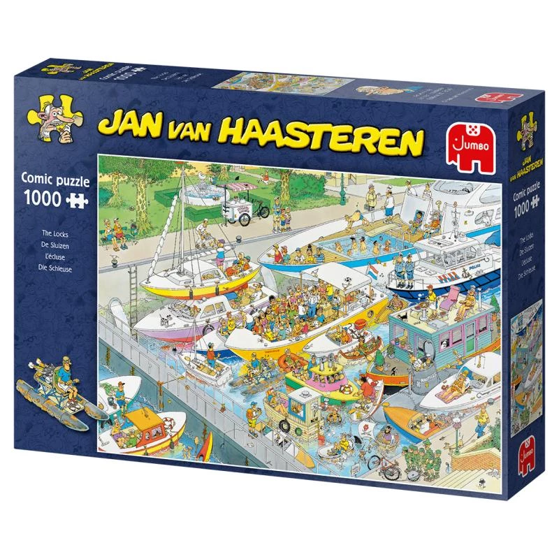JUMBO SPIELE Jan van Haasteren The Locks 1000-dielne puzzle