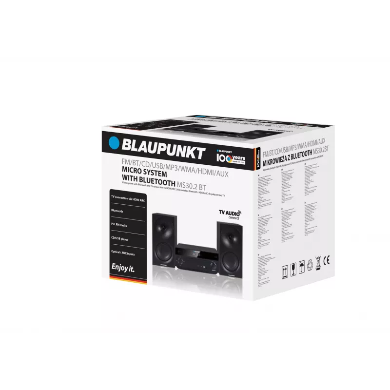 Blaupunkt MS30.2BT Bluetooth mikrofón čierny