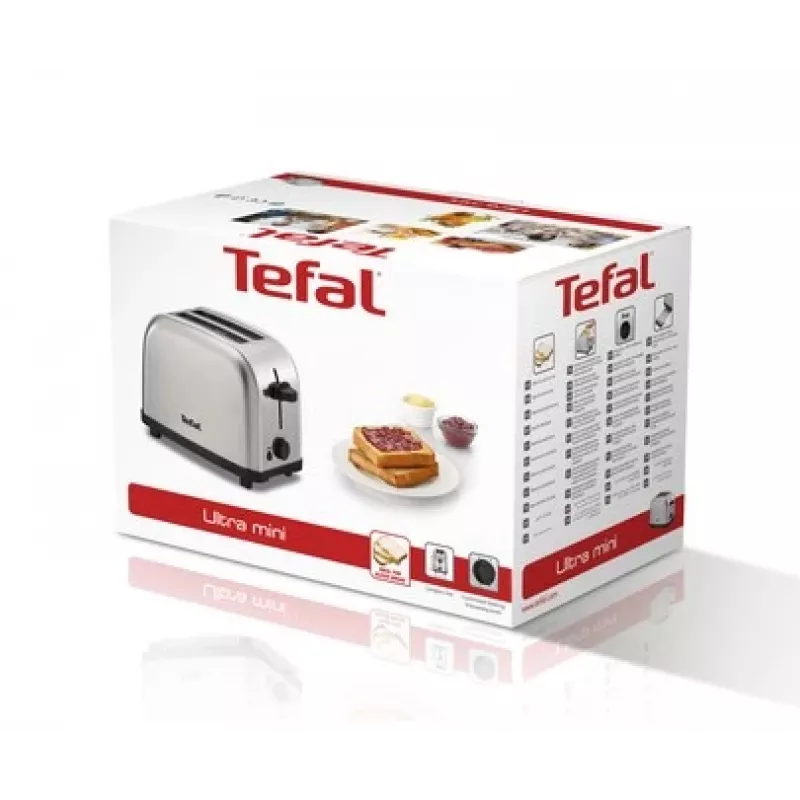 Tefal Ultra Mini 2-Slice hriankovač ušľachtilá oceľ TT330D