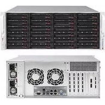 Supermicro SuperChassis 846BE1C-R1K23B 4U racková serverová skriňa - 24x 3,5