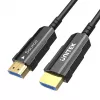 UNITEK HDMI 2.0 AOC 4K 60Hz 12m aktívny optický kábel - čierny
