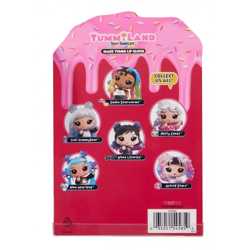 MGA ENTERTAINMENT Yummiland bábika s leskom na pery Sour Sweeties – Astrid Stars