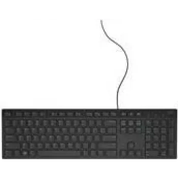 Dell KB216 káblová USB klávesnica - dánske QWERTY rozloženie - čierna