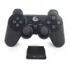 GEMBIRD JPD-WDV-01 bezdrôtový gamepad pre PS2/PS3/PC - 12 tlačidiel - 2,4 GHz - čierny