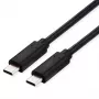 ROLINE USB4 Gen2x2 kábel USB-C na USB-C ST/ST 20Gbit/s 240W čierny 2m (11.02.9105)