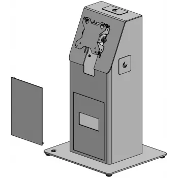 Ergonomic Solutions Mini Kiosk so základnou doskou pre montáž na stôl - čierna