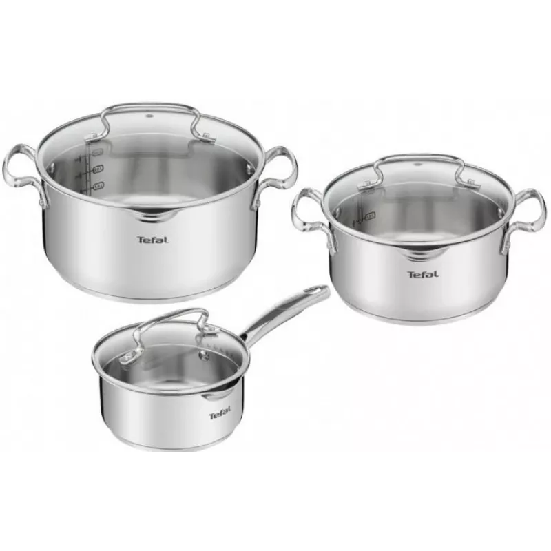 Tefal Duetto+ G719S674 6-dielna sada nerezového riadu
