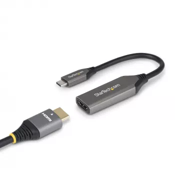 StarTech.com USB-C na HDMI adaptérový kábel - 24-pinový USB-C konektor samec na HDMI konektor samec - 2 m (6,5 ft) - 4K 60Hz - čierny