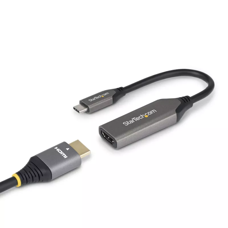 StarTech.com 112B-USBC-HDMI21 adaptér z USB-C na HDMI 2.1, 8K 60Hz / 4K 120Hz, HDR10+, kompatibilný s Thunderbolt / USB4, kábel 20 cm