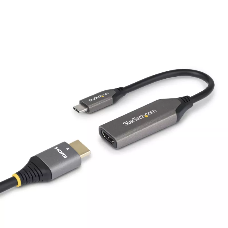 StarTech.com 112B-USBC-HDMI21 adaptér z USB-C na HDMI 2.1, 8K 60Hz / 4K 120Hz, HDR10+, kompatibilný s Thunderbolt / USB4, kábel 20 cm