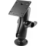 RAM Mounts Heavy-Duty Device Mounting Kit s D-Size Ball, okrúhla základná doska, stredné dvojité rameno a VESA doska (RAM-D-101U-246)
