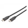 DIGITUS DisplayPort kábel so zosilňovačom 4K 60Hz UHD DP/DP M/M čierny 20m