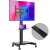 ONKRON TS1552E-B mobilný TV stojan pre 43-75 palcové obrazovky, čierny