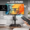 ONKRON TS1552E-B mobilný TV stojan pre 43-75 palcové obrazovky, čierny