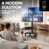 ONKRON TS1552E-B mobilný TV stojan pre 43-75 palcové obrazovky, čierny