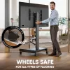ONKRON TS1552E-B mobilný TV stojan pre 43-75 palcové obrazovky, čierny